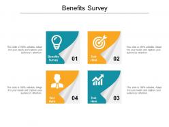 Benefits survey ppt powerpoint presentation infographic template design inspiration cpb
