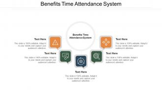 Benefits time attendance system ppt powerpoint presentation model designs cpb