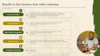 Benefits To Farm Business From Online Marketing Farm Marketing Plan To Increase Profit Strategy SS