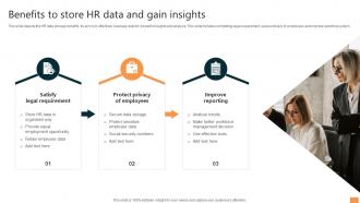 Benefits To Store Hr Data And Gain Insights
