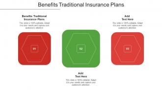 Benefits Traditional Insurance Plans Ppt Powerpoint Presentation Model Gallery Cpb