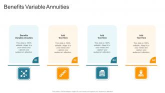 Benefits Variable Annuities In Powerpoint And Google Slides Cpb