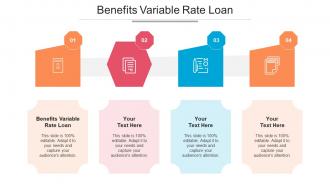 Benefits Variable Rate Loan Ppt Powerpoint Presentation Professional Show Cpb
