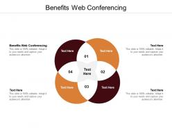 Benefits web conferencing ppt powerpoint presentation inspiration graphics example cpb