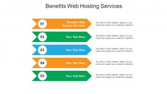 Benefits web hosting services ppt powerpoint presentation gallery graphics tutorials cpb