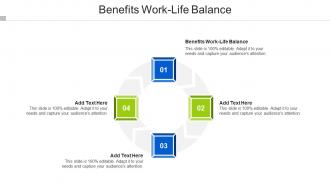 Benefits Work Life Balance Ppt Powerpoint Presentation Outline Example Topics Cpb