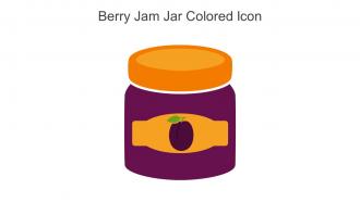Berry Jam Jar Colored Icon In Powerpoint Pptx Png And Editable Eps Format