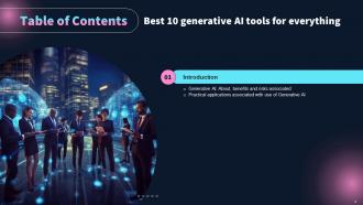 Best 10 Generative AI Tools For Everything Powerpoint Presentation Slides AI CD Image Editable