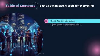 Best 10 Generative AI Tools For Everything Powerpoint Presentation Slides AI CD Ideas Downloadable
