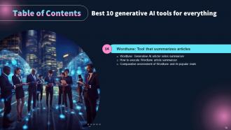 Best 10 Generative AI Tools For Everything Powerpoint Presentation Slides AI CD Customizable Downloadable