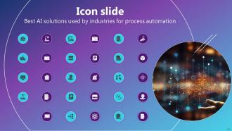 Best AI Solutions Used By Industries For Process Automation Powerpoint Presentation Slides AI CD V Good Slides