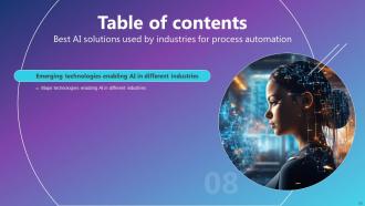 Best AI Solutions Used By Industries For Process Automation Powerpoint Presentation Slides AI CD V Informative Template