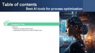Best AI Tools For Process Optimization Powerpoint Presentation Slides AI SS V Adaptable Analytical