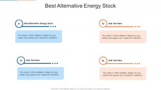 Best Alternative Energy Stock In Powerpoint And Google Slides Cpb