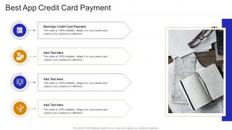 Best App Credit Card Payment In Powerpoint And Google Slides Cpb