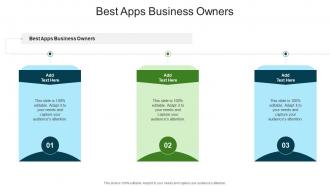 Best Apps Business Owners In Powerpoint And Google Slides Cpb