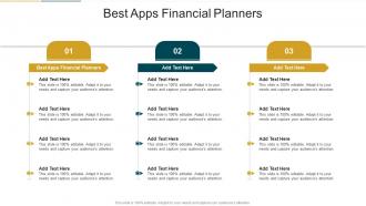Best Apps Financial Planners In Powerpoint And Google Slides Cpb