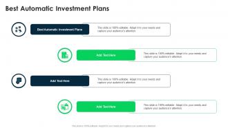 Best Automatic Investment Plans In Powerpoint And Google Slides Cpb