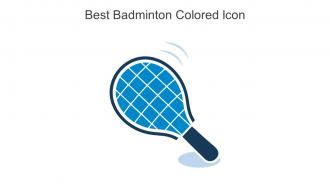 Best Badminton Colored Icon In Powerpoint Pptx Png And Editable Eps Format