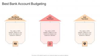 Best Bank Account Budgeting In Powerpoint And Google Slides Cpb