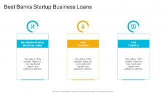 Best Banks Startup Business Loans In Powerpoint And Google Slides Cpb