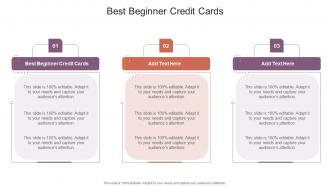 Best Beginner Credit Cards In Powerpoint And Google Slides Cpb