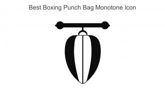 Best Boxing Punch Bag Monotone Icon In Powerpoint Pptx Png And Editable Eps Format