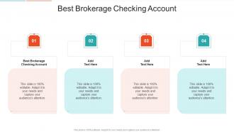 Best Brokerage Checking Account In Powerpoint And Google Slides Cpb