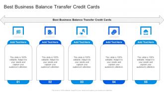 Best Business Balance Transfer Credit Cards In Powerpoint And Google Slides Cpb