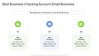 Best Business Checking Account Small Business In Powerpoint And Google Slides Cpb