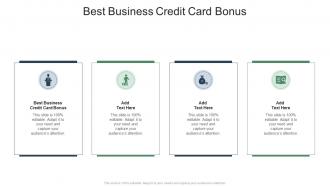 Best Business Credit Card Bonus In Powerpoint And Google Slides Cpb