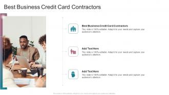Best Business Credit Card Contractors In Powerpoint And Google Slides Cpb