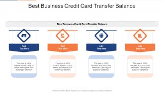 Best Business Credit Card Transfer Balance In Powerpoint And Google Slides Cpb