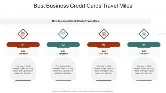 Best Business Credit Cards Travel Miles In Powerpoint And Google Slides Cpb