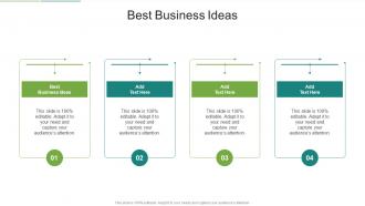 Best Business Ideas In Powerpoint And Google Slides Cpb