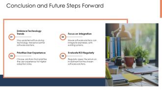 Best Business Management Software Solutions 2025 PPT Summary AT Editable Template