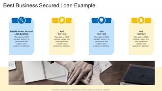 Best Business Secured Loan Example In Powerpoint And Google Slides Cpb