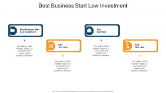 Best Business Start Low Investment In Powerpoint And Google Slides Cpb