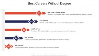 Best Careers Without Degree In Powerpoint And Google Slides Cpb