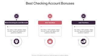 Best Checking Account Bonuses In Powerpoint And Google Slides Cpb