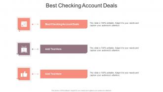 Best Checking Account Deals In Powerpoint And Google Slides Cpb