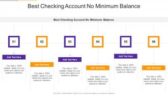 Best Checking Account No Minimum Balance In Powerpoint And Google Slides Cpb