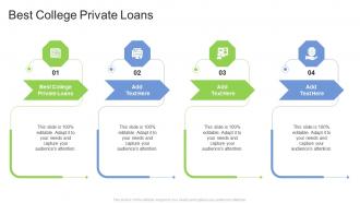 Best College Private Loans In Powerpoint And Google Slides Cpb