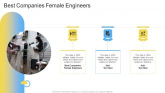 Best Companies Female Engineers In Powerpoint And Google Slides Cpb