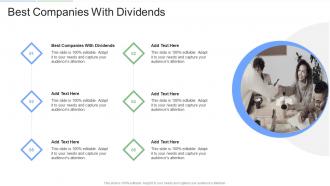 Best Companies With Dividends In Powerpoint And Google Slides Cpb