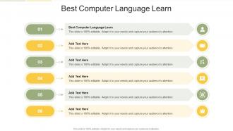 Best Computer Language Learn In Powerpoint And Google Slides Cpb