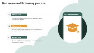 Best Course Mobile Learning Plan Icon