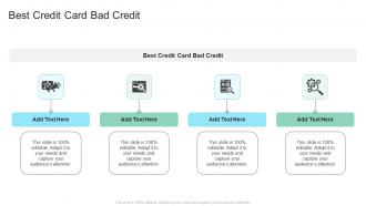 Best Credit Card Bad Credit In Powerpoint And Google Slides Cpb