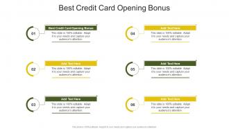 Best Credit Card Opening Bonus In Powerpoint And Google Slides Cpb