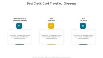 Best Credit Card Travelling Overseas In Powerpoint And Google Slides Cpb